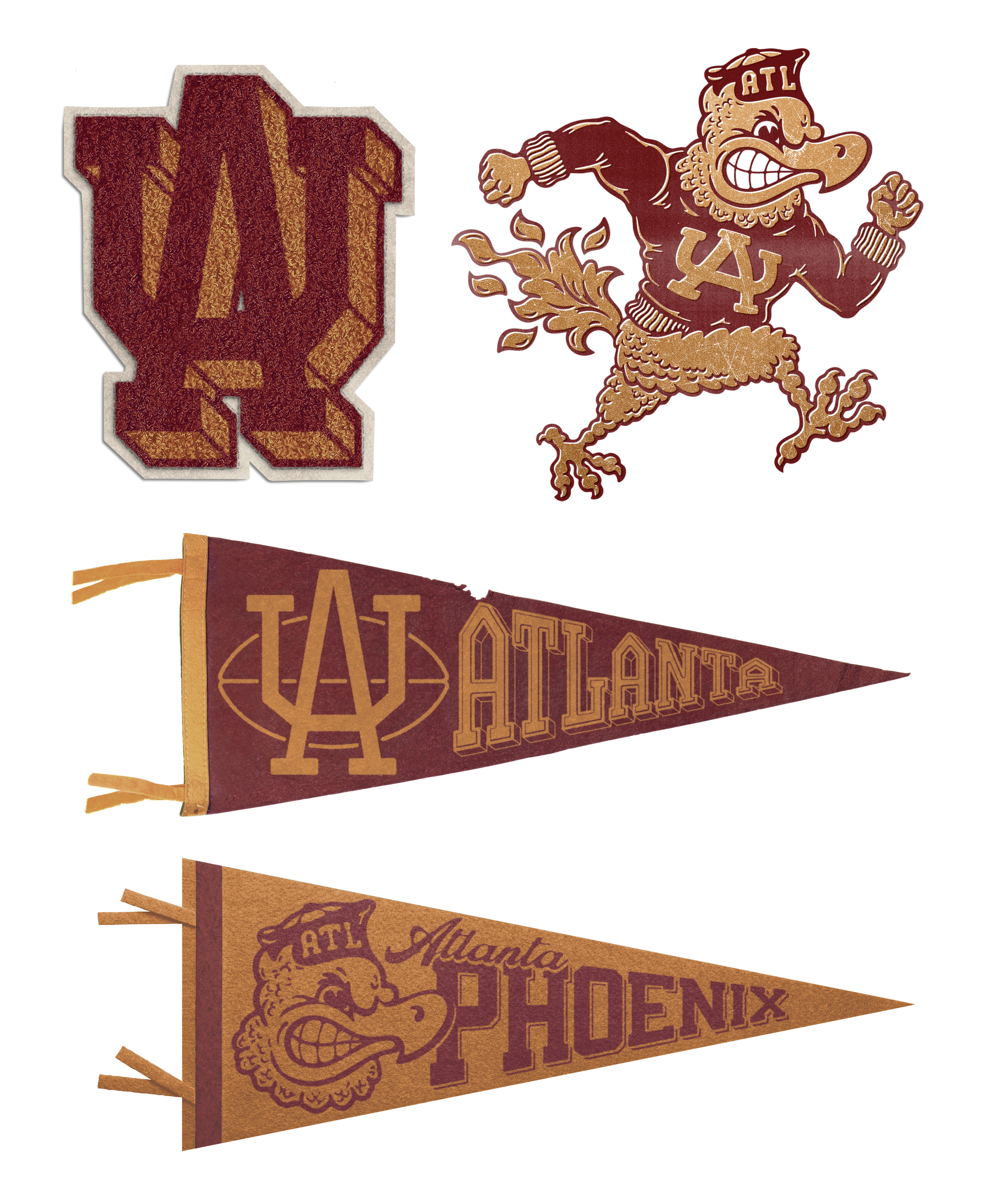 Atlanta University (Personal) atlanta college graphic design illustration mascot typography university