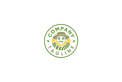 Farmer Logo FOR SALE branding design farm farmer for sale graphic design illustration logo vector