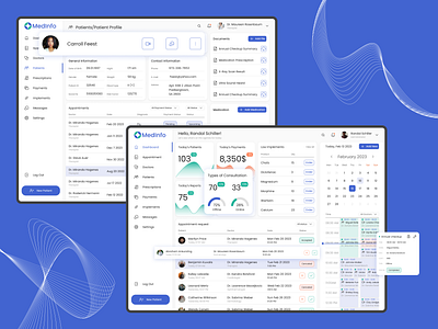 Clinic Management Dashboard app clinic dashboard design health responsive ui uiux ux