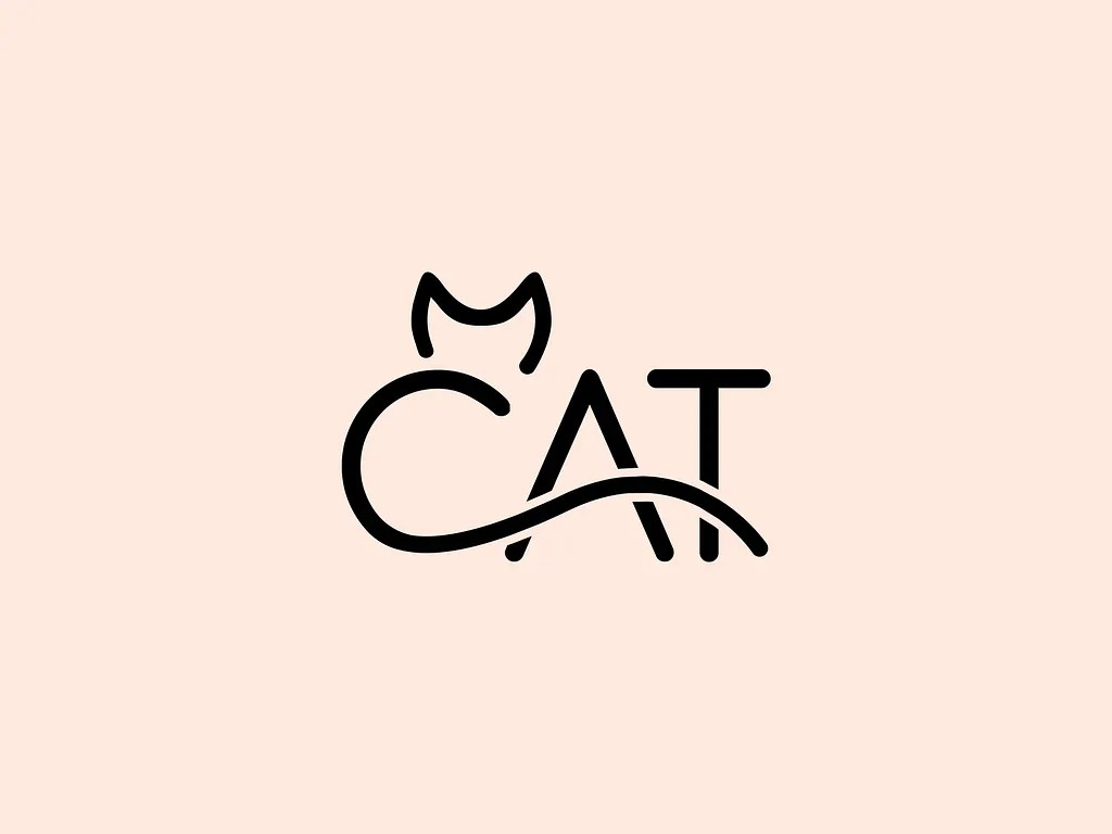 Wordmark Cat Logo Brand abstract cat logo cat brand identity cat logo cat logo design cat typography logo cat wordmark clean typography custom cat logo font logo minimal logo minimalist typography modern cat logo pet brand logo pet shop logo simple logo text logo typography logo unique cat logo wordmark cat logo wordmark logo
