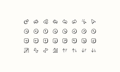 Notion Icons - Overflow Design arrow figma free icons freebie icon icon app icon pack icon set iconography icons icons pack iconset illustration notion notion icons share ui icons vector web icons