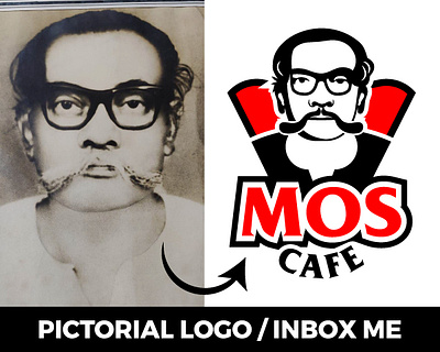 Pictorial Mark Logo Design | Inbox Me cafe logo chicken fry coffee shop kfc logo mascot logo pictorial pictorial mark logo restaurant logo