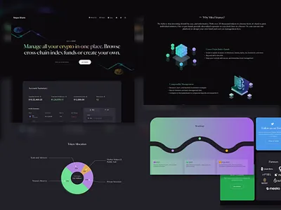 Nepali Share Web UI | Dark Theme