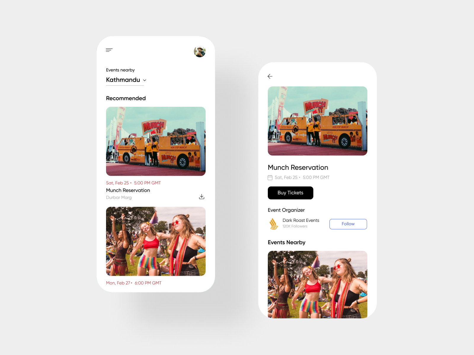 Event Booking App animation app branding design event app event booking app events illustration logo trend ui ux website