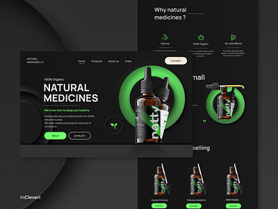 Natural Medicines app branding creativity design figma graphic design illustration logo medicine design natural medicines typography ui ux webdesign website