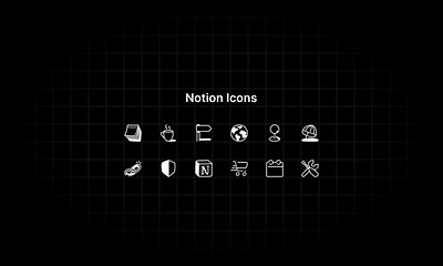 1100+ Notion Icons - Overflow Design app icon figma freebie icon icon pack icon set iconography icons iconset illustration notion notion icon notion icons ui icons web icons