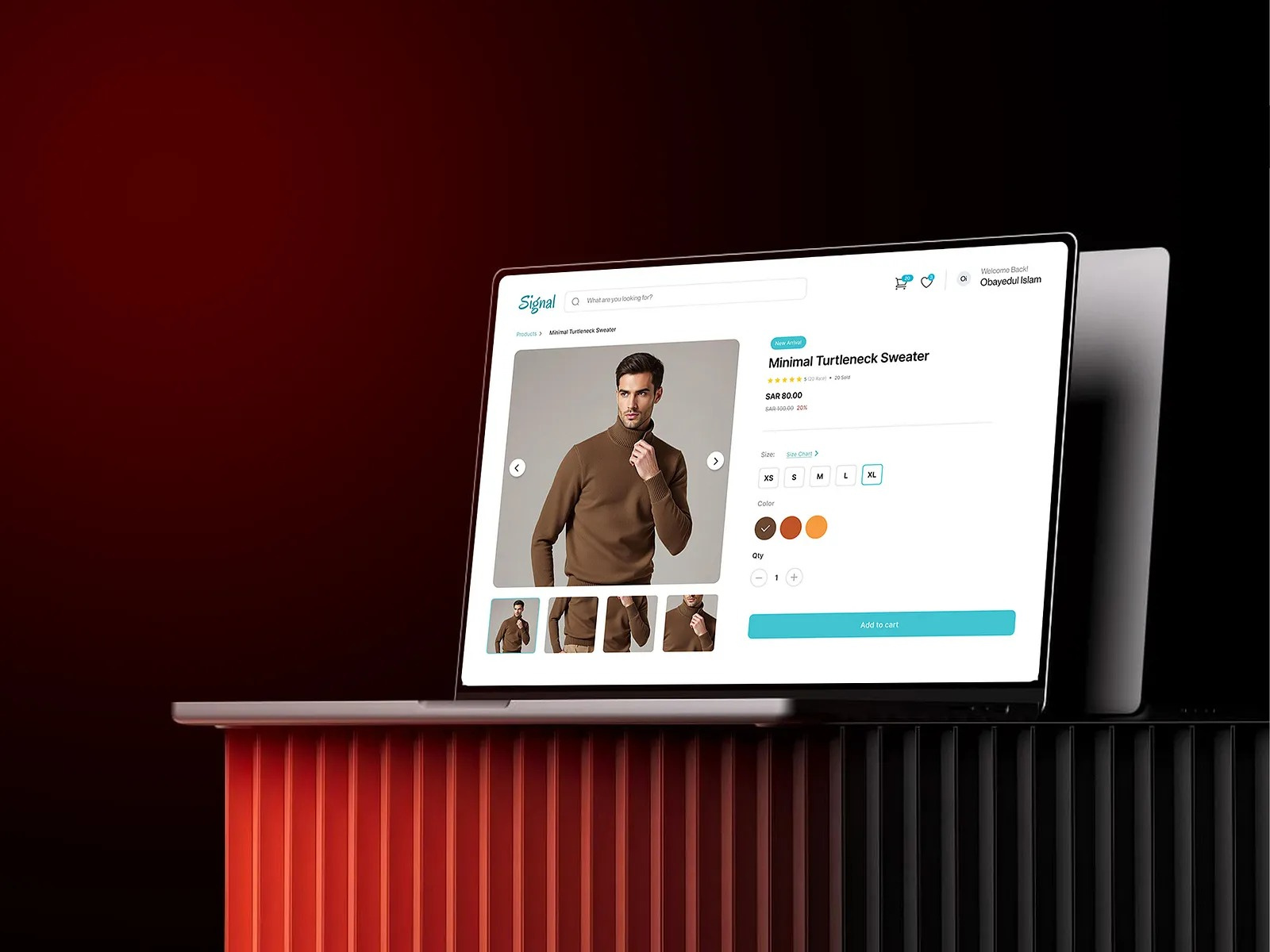 Luxury Fashion Ecommerce Product Page Design ecommerce website fashion ecommerce interface online store product product design product detail page shopping experience uiux website website deisgn