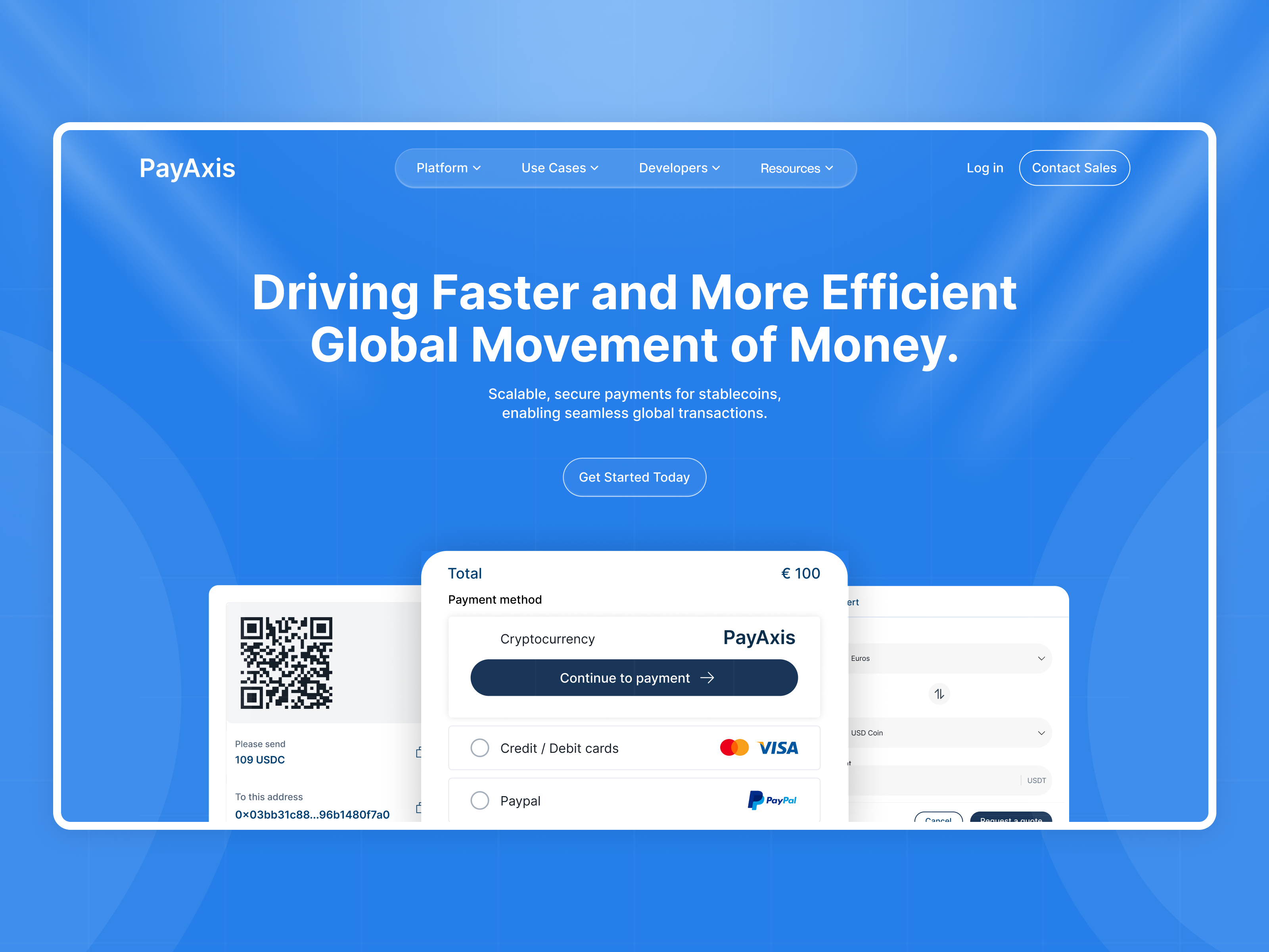 Fintech Landing Page Design - Custom Framer Website ai blockchain conversion design crypto fintech framer framer design framer development framer website graphic design illustration landing page landing page design mobile responsive design payments saas ui ui design web design website redesign