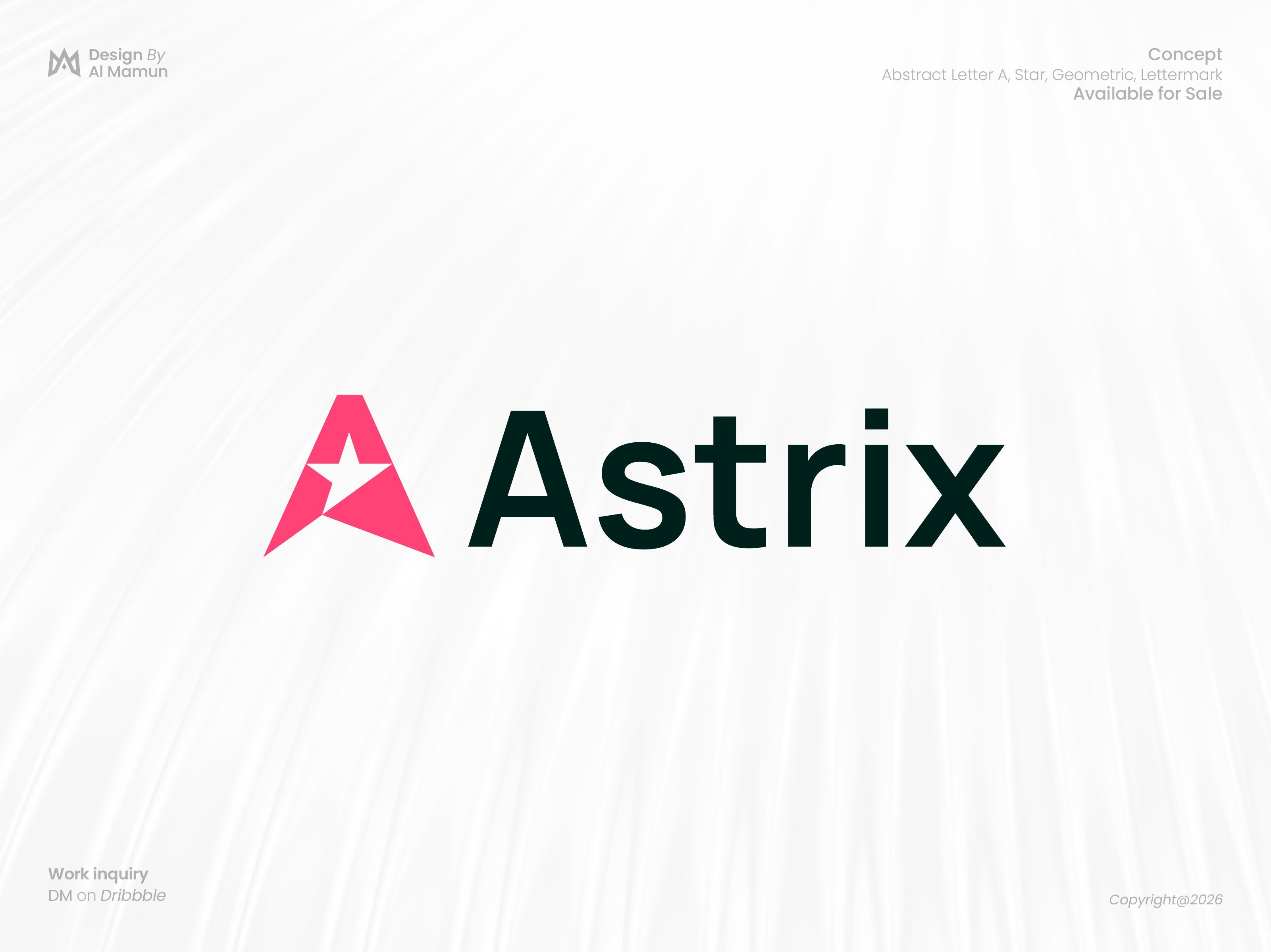 Astrix | Minimal Letter A & Star Logo Design abstract logo ai logo brand identity branding futuristic logo geometric logo letter a logo lettermark logo logo design logo designer logo icon minimalist logo modern logo negative space logo saas logo star logo startup branding symbol tech logo