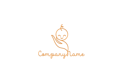 Baby Care Logo FOR SALE branding design for sale graphic design illustration logo natural vector