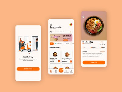 Takeout Express-Food Odering App figma food delevery ui ui design uiux ux