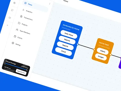 Flow Builder UI Design - Web App design ui flow builder flow chart design flow chart ui flow chart user interface ui ui design ui interface uiux user interface