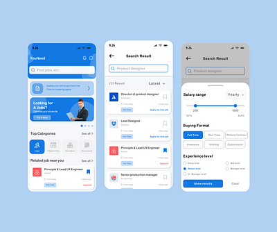 Jobs app ui