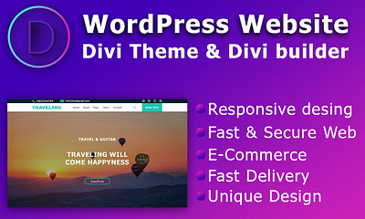 Wonderful WordPress website creation. divi divi expert theme customization wordpress wordpress customization wordpress development wordpress redesign wordpress website
