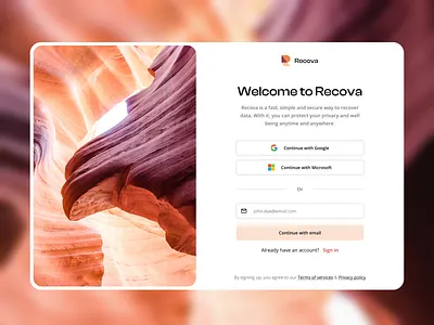 SaaS login / signup design account setup clean clean design clean ui login modern modern design saas saas design saas ui sign up signup ui ui design ui ux ux design web app