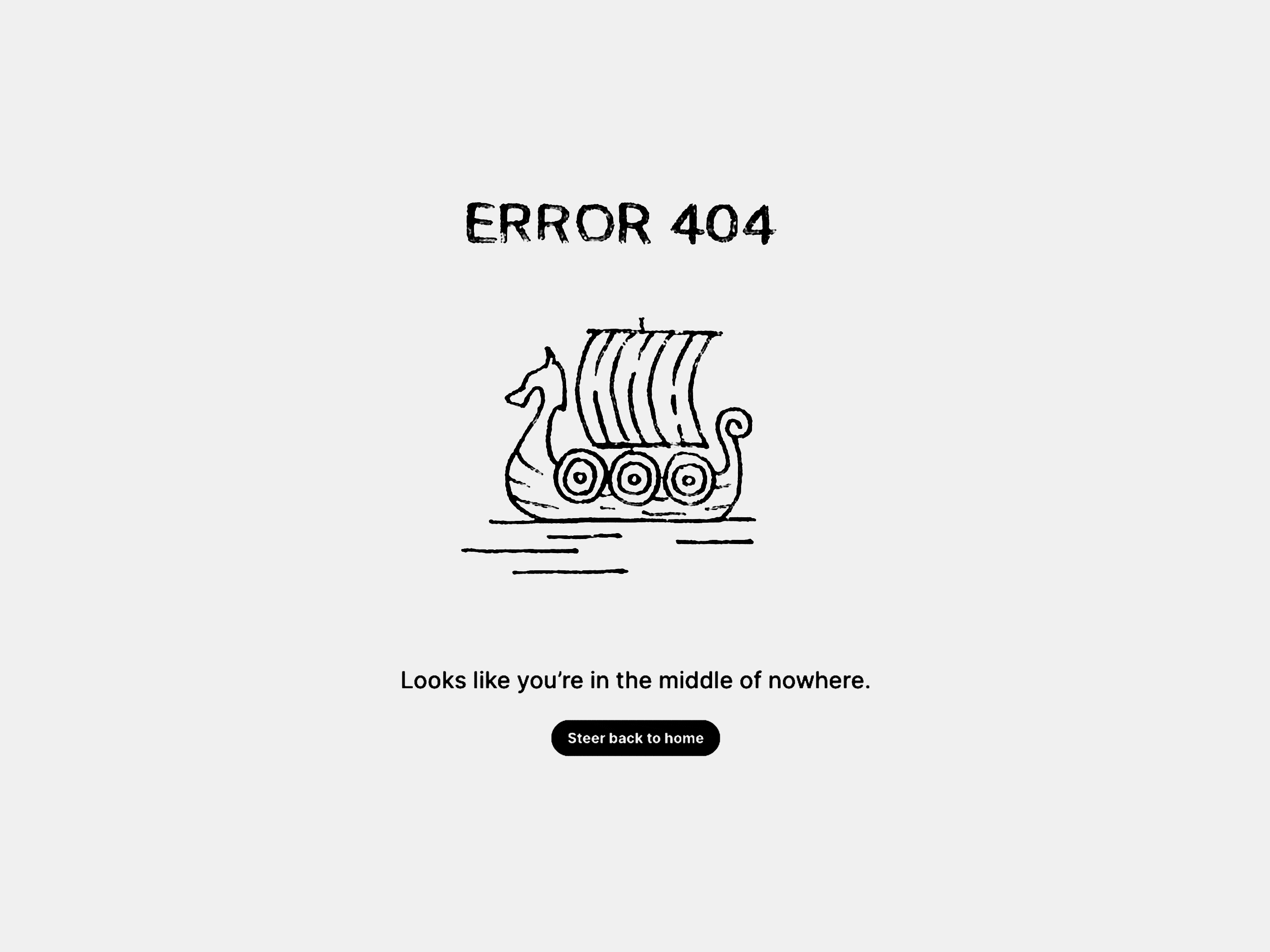 Error 404 404 animation error graphic design langskip longship lost page viking