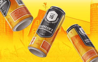 Take 16 Brewing Co. Can Design branding graphic design