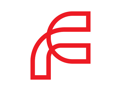 FC attrat branding design f f letter f logo fc fc logo identity logo magnet mark monogram project symbol