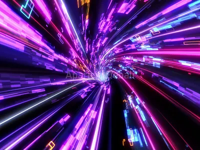 Digital Tunnel 3d animation design motion graphics