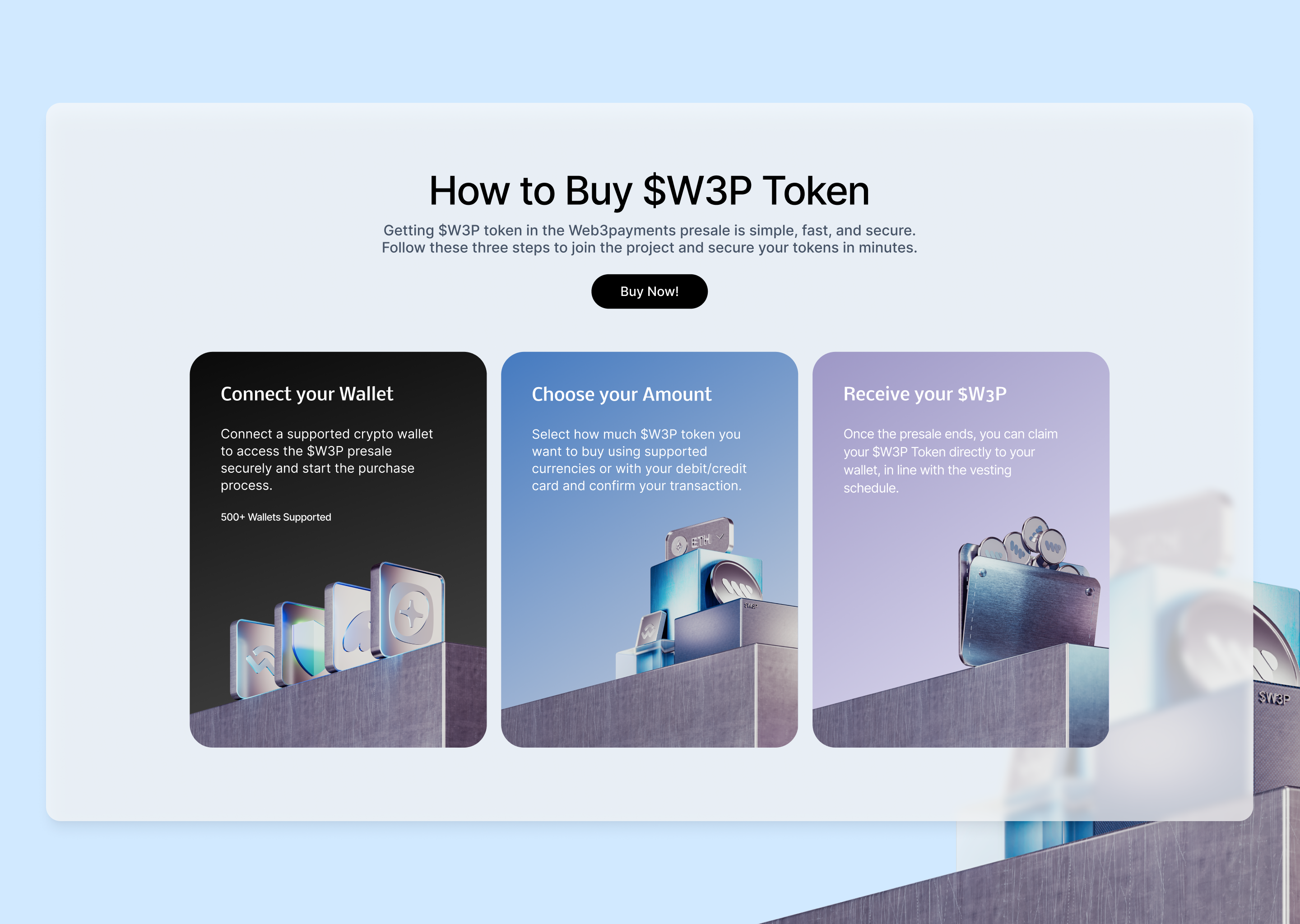Designing the future of Web3 3d blockchain branding crypto token ui web3