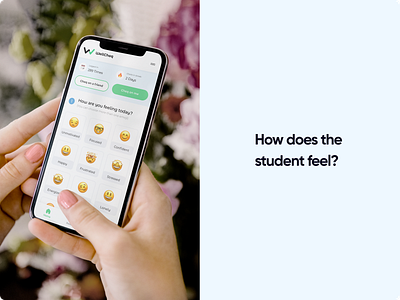 WellCheq - UX/UI Design for Daily Mental Health Check-in Tool feel mental health mental platform mobile students and teachers tool for students tracking uxui design webplatform