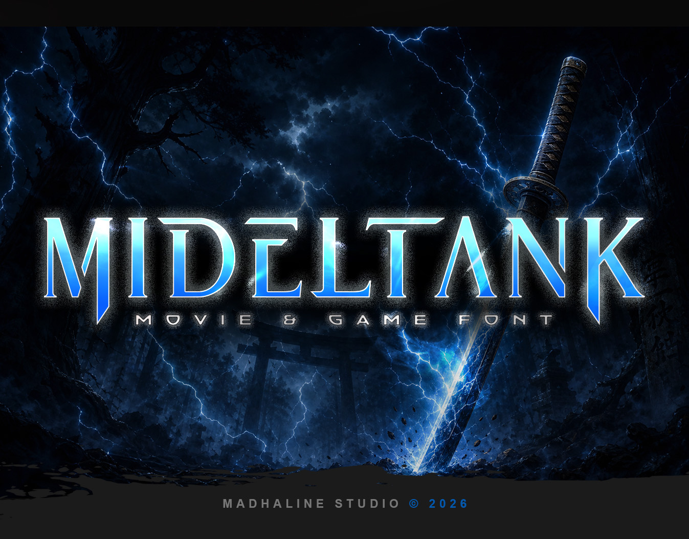 MIDELTANK | MOVIE & GAME FONT adventure font black metal black metal font book cover font cinematic font dark fantasy font display font epic font esports font fantasy font fantasy logo font game font gaming typography logo logo font magic font medieval font movie font rpg font warrior font