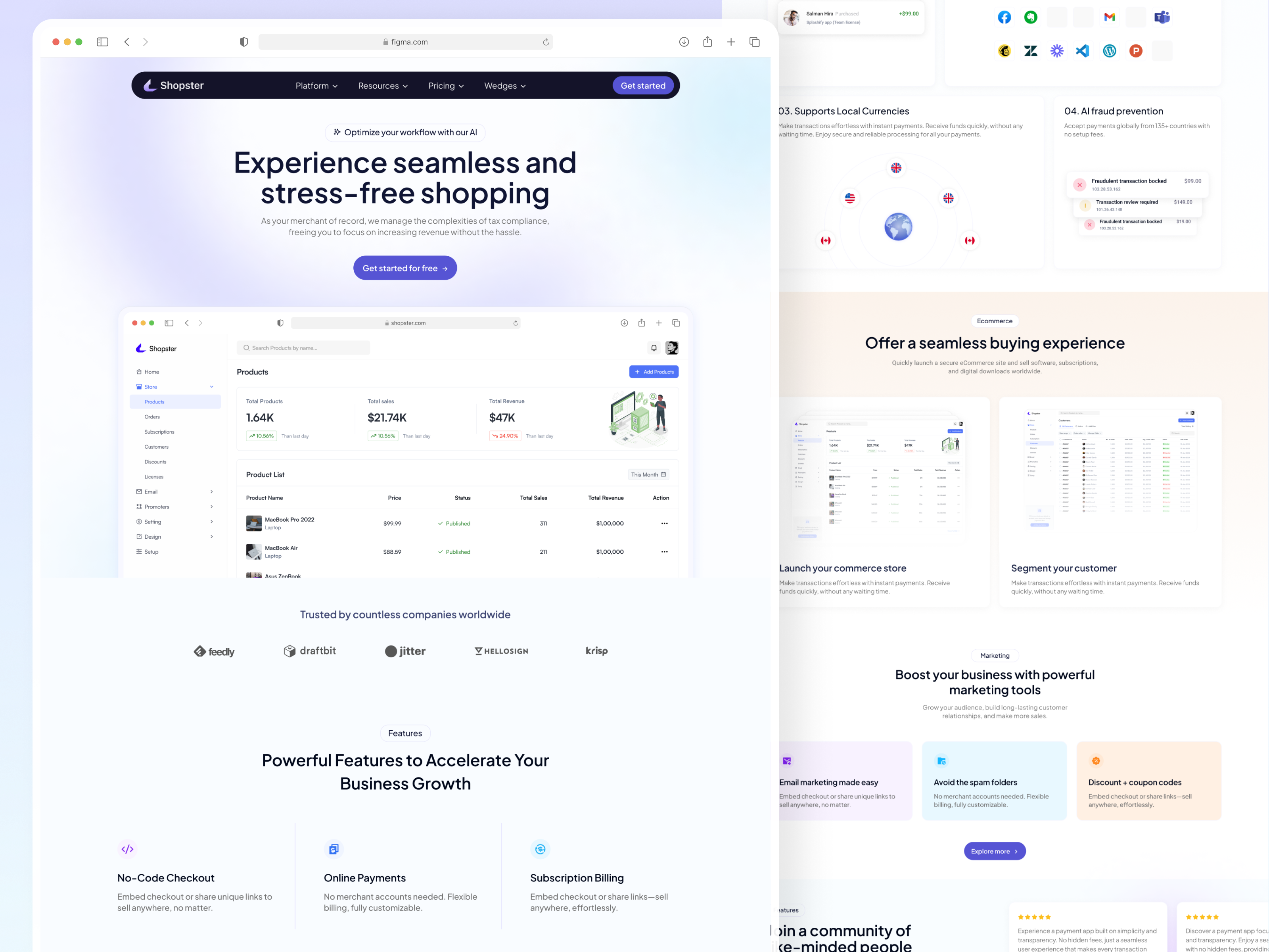 AI Powered SaaS Landing Page Framer Design conversion design ecommerce ecommerce platform framer framer build framer website landing page landing page expert landing page framer build landing page redesign landing page specialist saas saas landing page ui design web design website design website design expert website expert website redesign webui