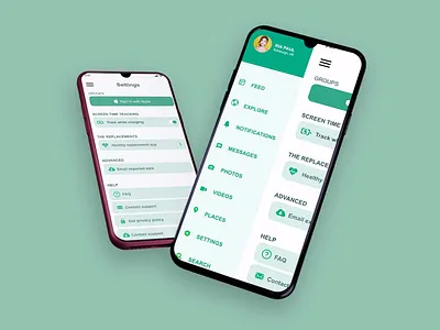 Navigation Menu Design animation app branding design graphic design illustration logo ui ux vector