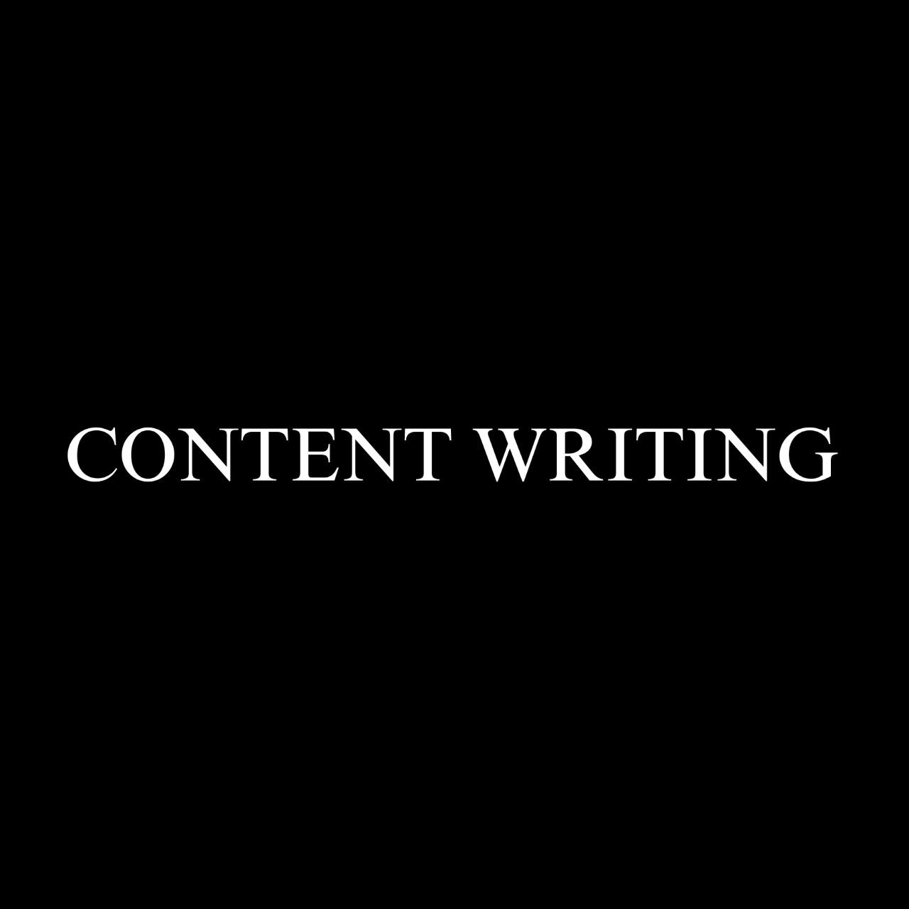 Content writing