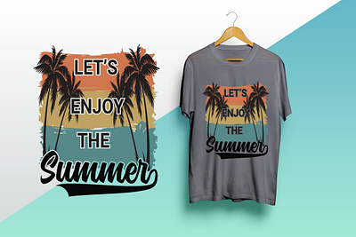 Summer T-shirt Design branding design graphic design illustration logo tshirt typography vector