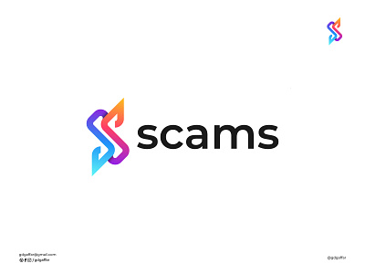 scams, logo, letter s mark, company, business logo design brand designer brand identity branding custom logo icon letter mak letter s logo logo design logo designer logo redesign logodesign logotype modern logo s s logo scam scams ss typography