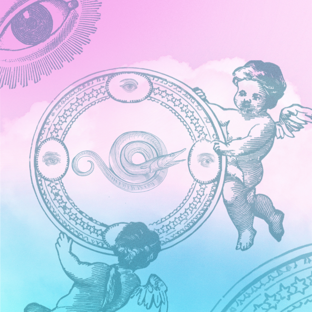 Surreal vintage engraved illustration design flat graphic design illustration logo minimal typography vector