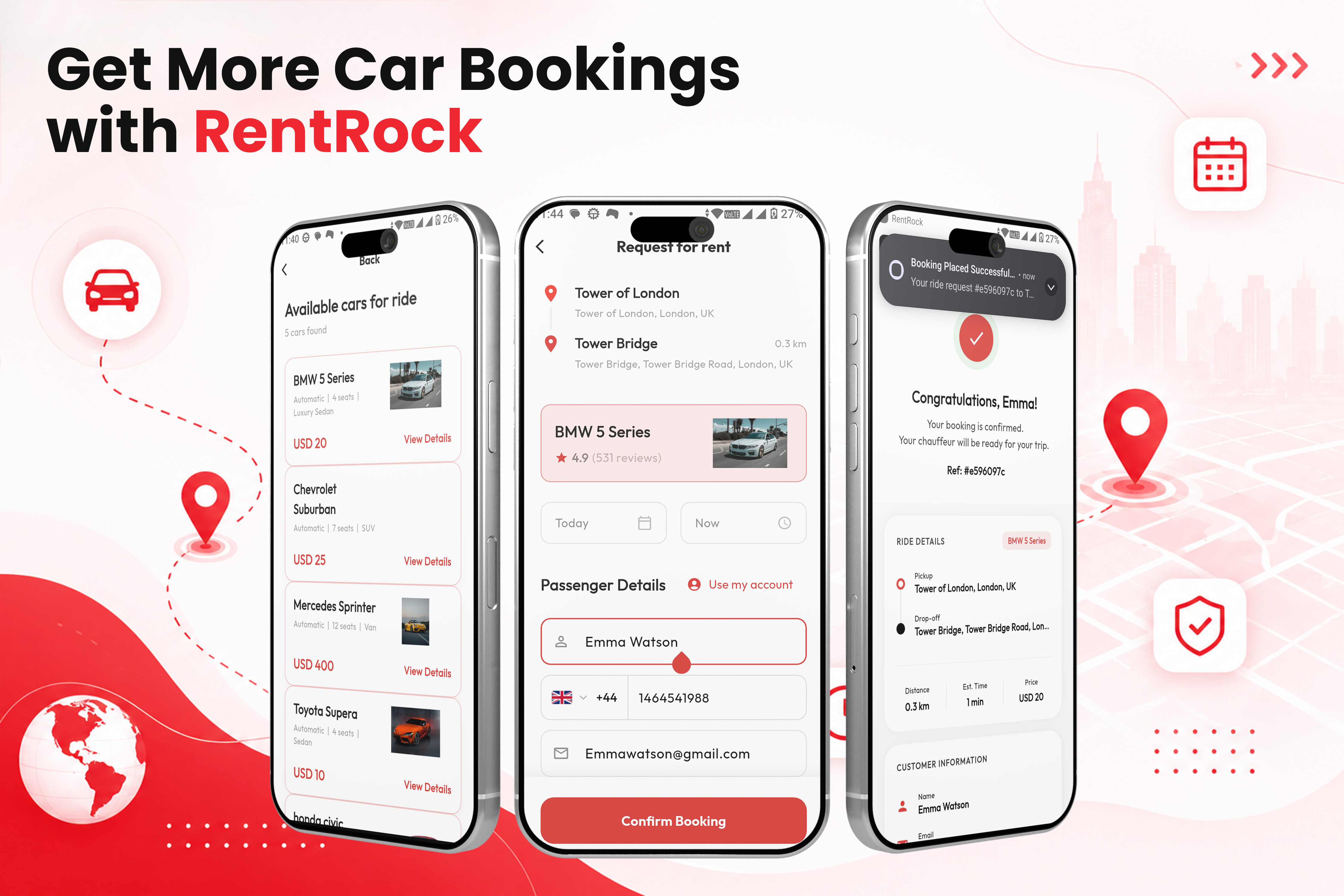 RentRock – Vehicle Booking App UI | Mobile Rental App Design auto booking booking system car car rental car rental app dashboard luxury car rental app concept map mobile design product design rental rental app retro route tracking travel trip ui ui ux