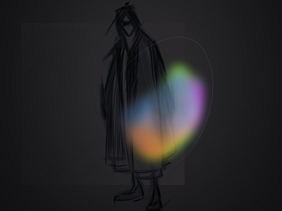 fashion sketch by me art cg clothing dark darkfashion design digital draw fashion fashionsketch illustration man paint rainbow sketch