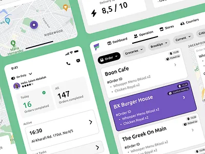 Delivery Saas Solutions For Your Business app ios ui ux web