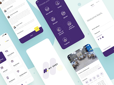 My Spot Mobile App design: iOS Android ux ui design android app appdesign graphic design ios mobile mobile ui design mobileapp mobileappdesign mobileappdevelopment spot finder technology ui uidesign uiux userinterface ux