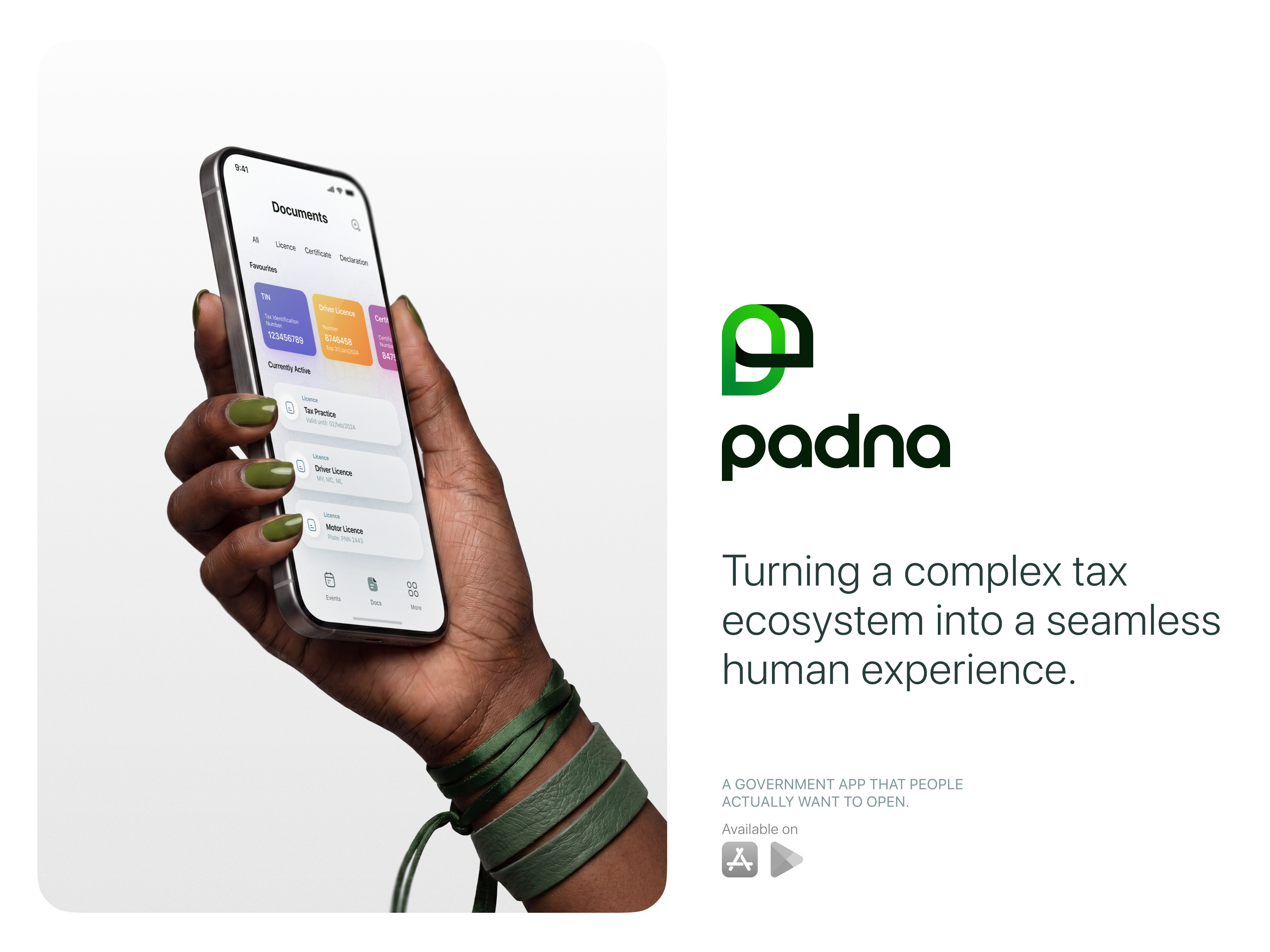 Padna I GRA Official App Design app branding case study figma lottie mobile project tax ui uiux ux