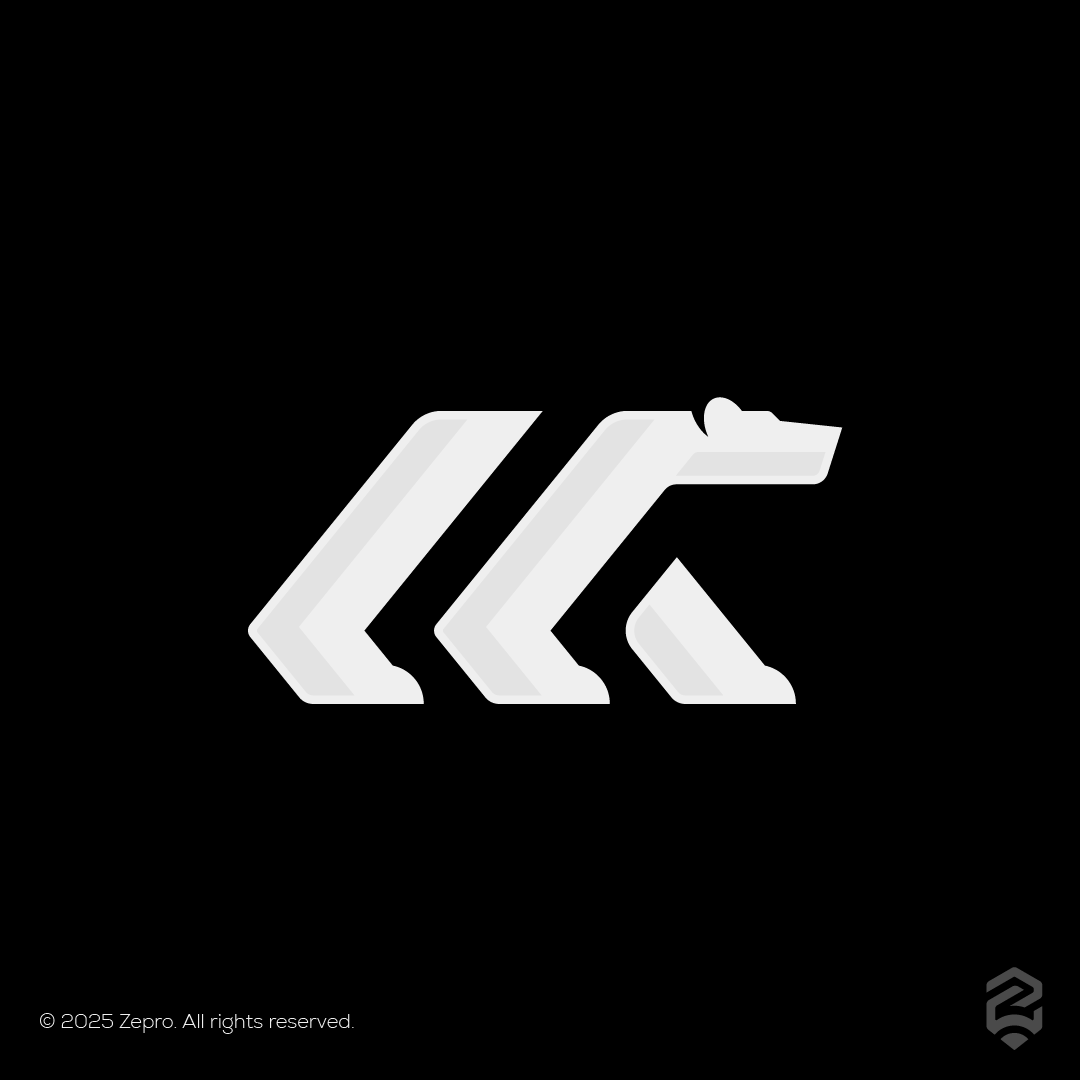 letter M polar bear geometric logo animal branding designs graphic design letter m logo polar bear vector