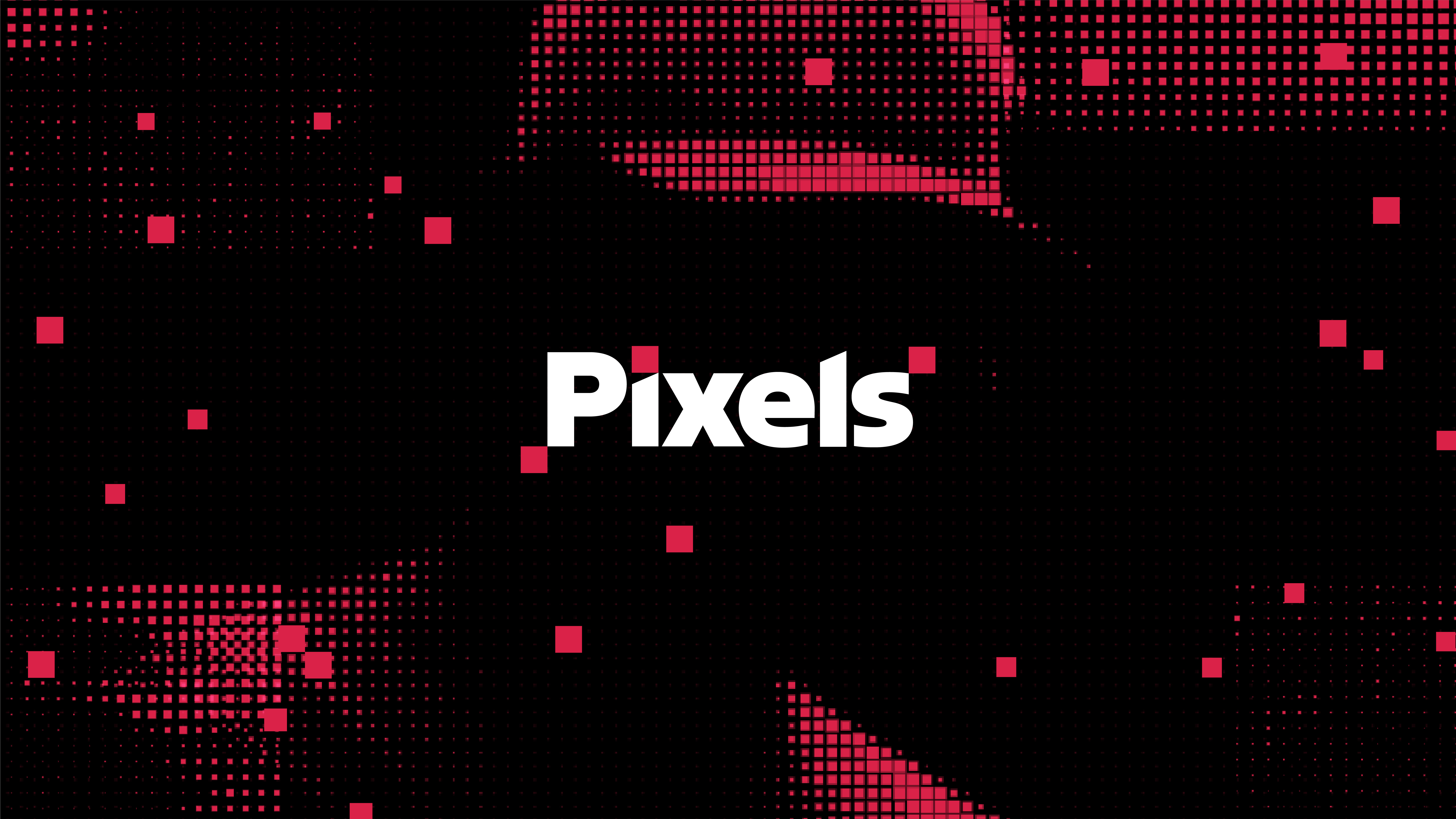Pixels Logo Animation app branding design graphic design illustration logo typography ui ux vector