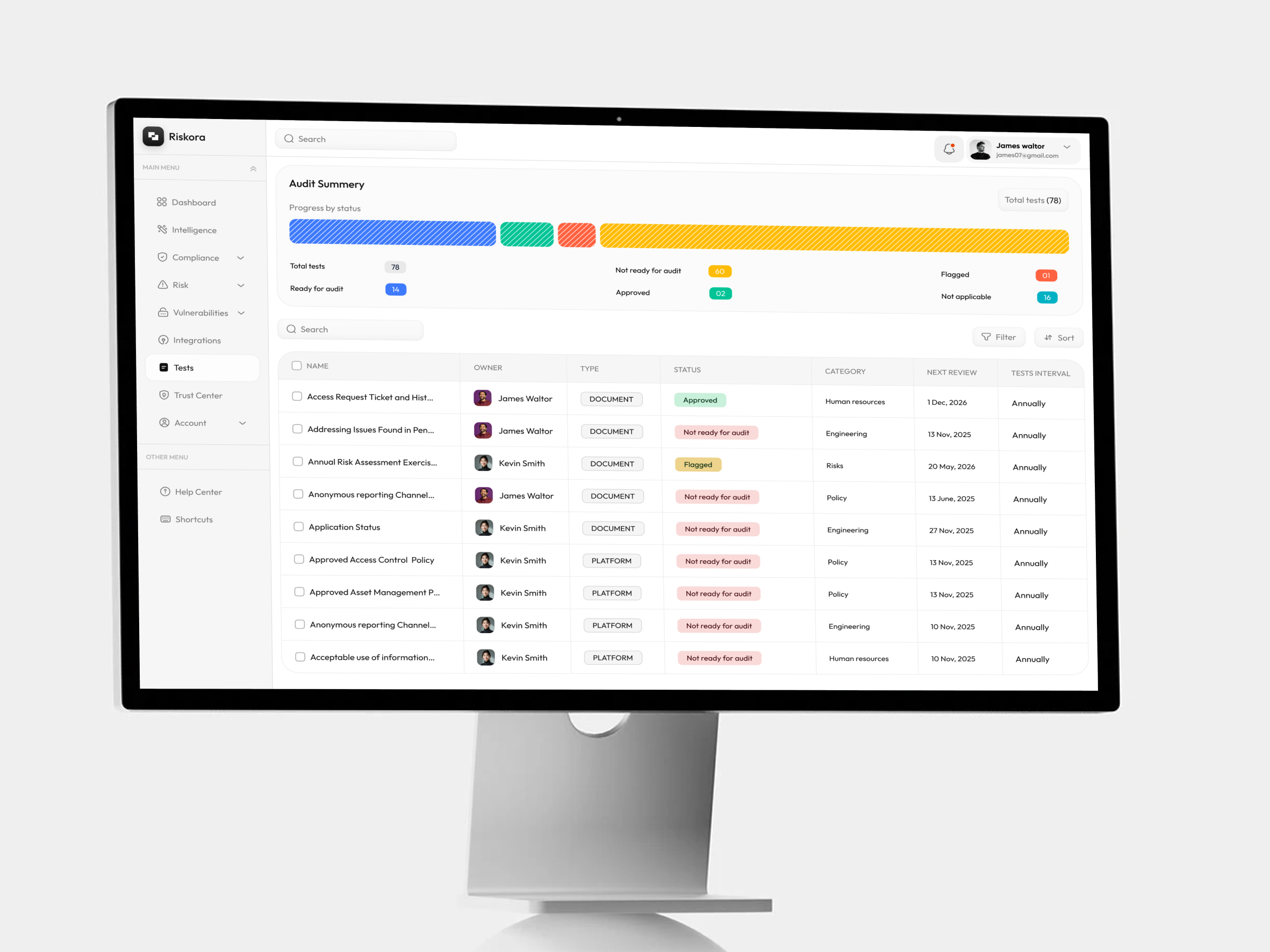 Audit Summery - Cyber Security dashboard ai analytics aud it compl iance management audit audit summery audit summery dashboard cyber dashboard page cyber security cyber security website dashboard management product design saas saas dashboard security management security ui summery web design white mode website