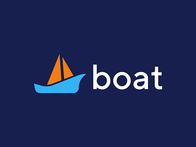 boat logo boat brand identity icon logo logo design minimalist modern ship simple symbol vector design