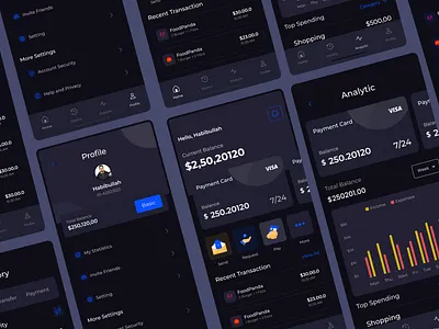 Finance service - Mobile app 2023 app app design app services app ui banking app finance mobile app fintech app habib minimal app minimal app design mobile app mobile ui ui design ui ux