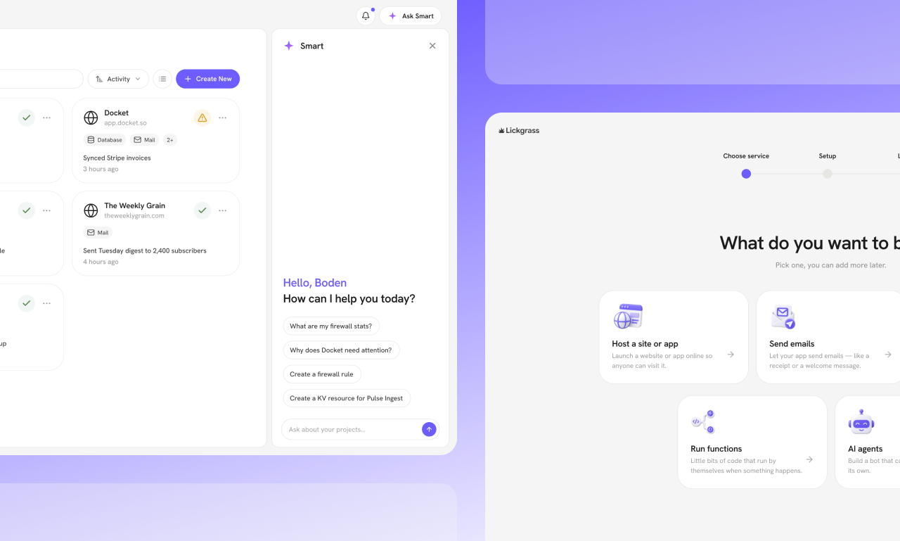 Cloud Computing Dashboard ai app cloud dashboard hosting ui ux