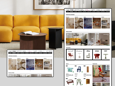 Furniture e-commerce | website redesign catalog concept design e commerce furniture furniture store layout online store ui uxui website website design