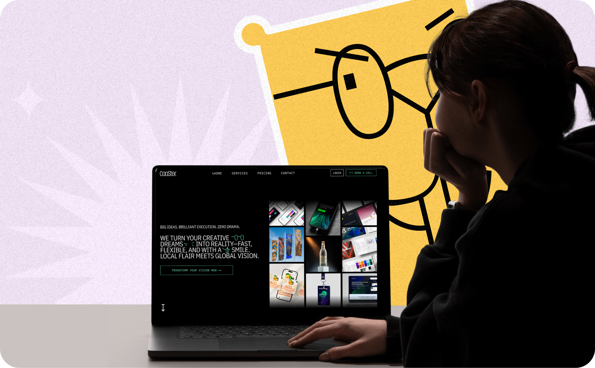 CAASTOR platform website design animation branding colorful creative motion graphics prototype responsive ui ux research web designer websitedesign