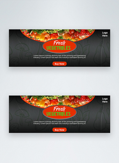 Fresh Vegetables Social Media Cover adobe adobe photoshop branding creative emamul hasan design graphic design photoshop