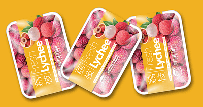 Packaging: FRESH LYCHEE - Bamboo branding design graphic design illustration packaging vector