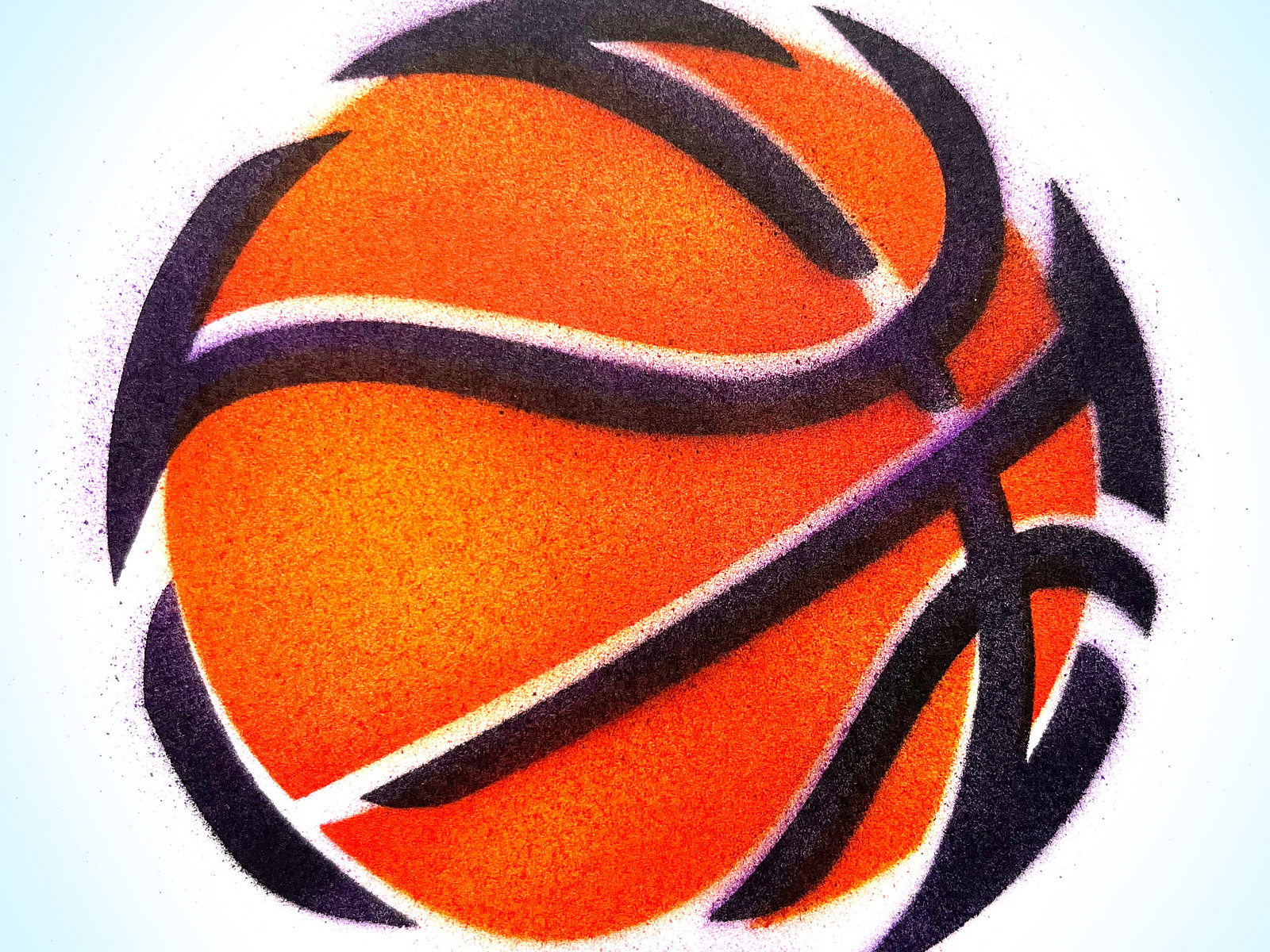 Air Brush Ball by Lindsey Kellis Meredith on Dribbble