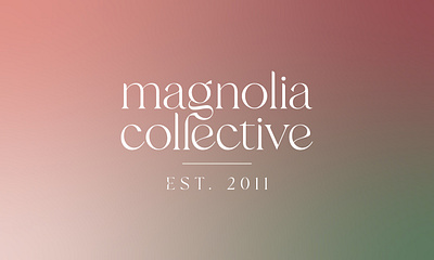 Magnolia Collective branding design graphic design logo wedding