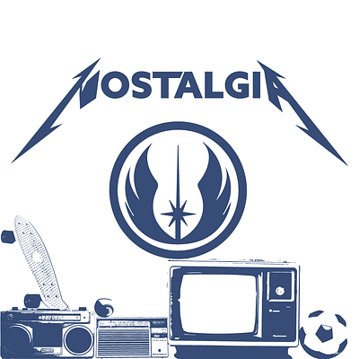 NOSTALGIA design graphic design vector